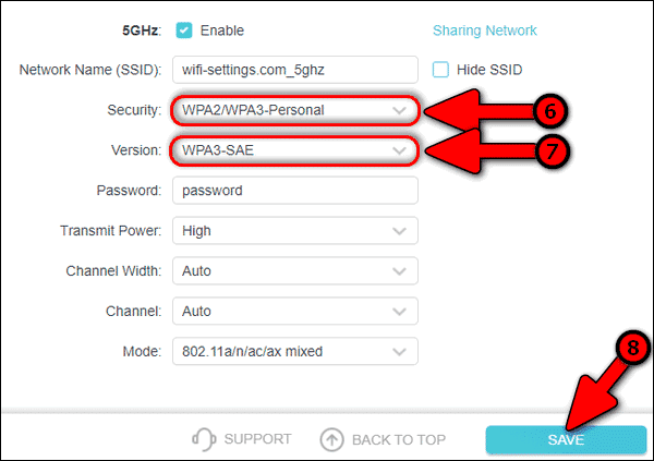 A home router with WPA3 encryption active for enhanced security